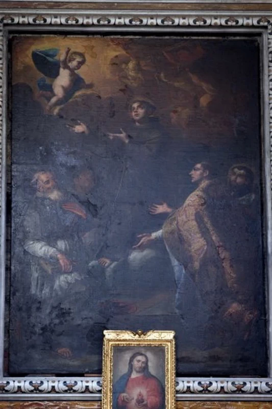 Gesù Bambino appare a Sant'Antonio da Padova - Napoli